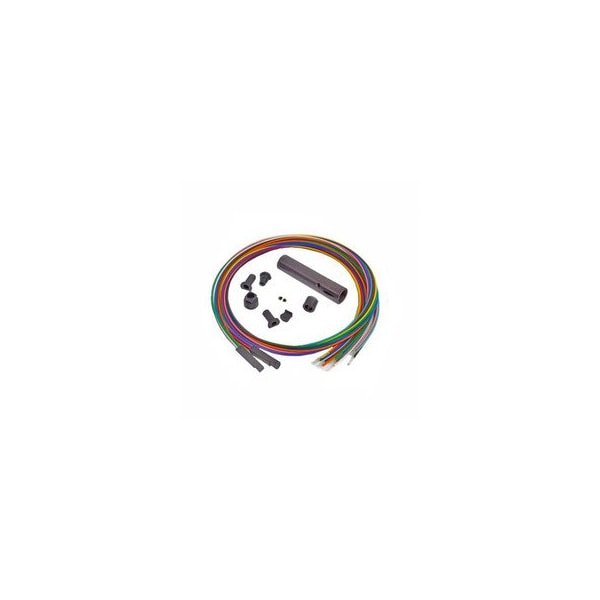 Cable Wholesale 12-Fiber Distribution Break-Out Kit, 2mm Color Coded 40 inch Tubing, Accepts 900um 15F3-02212 - main